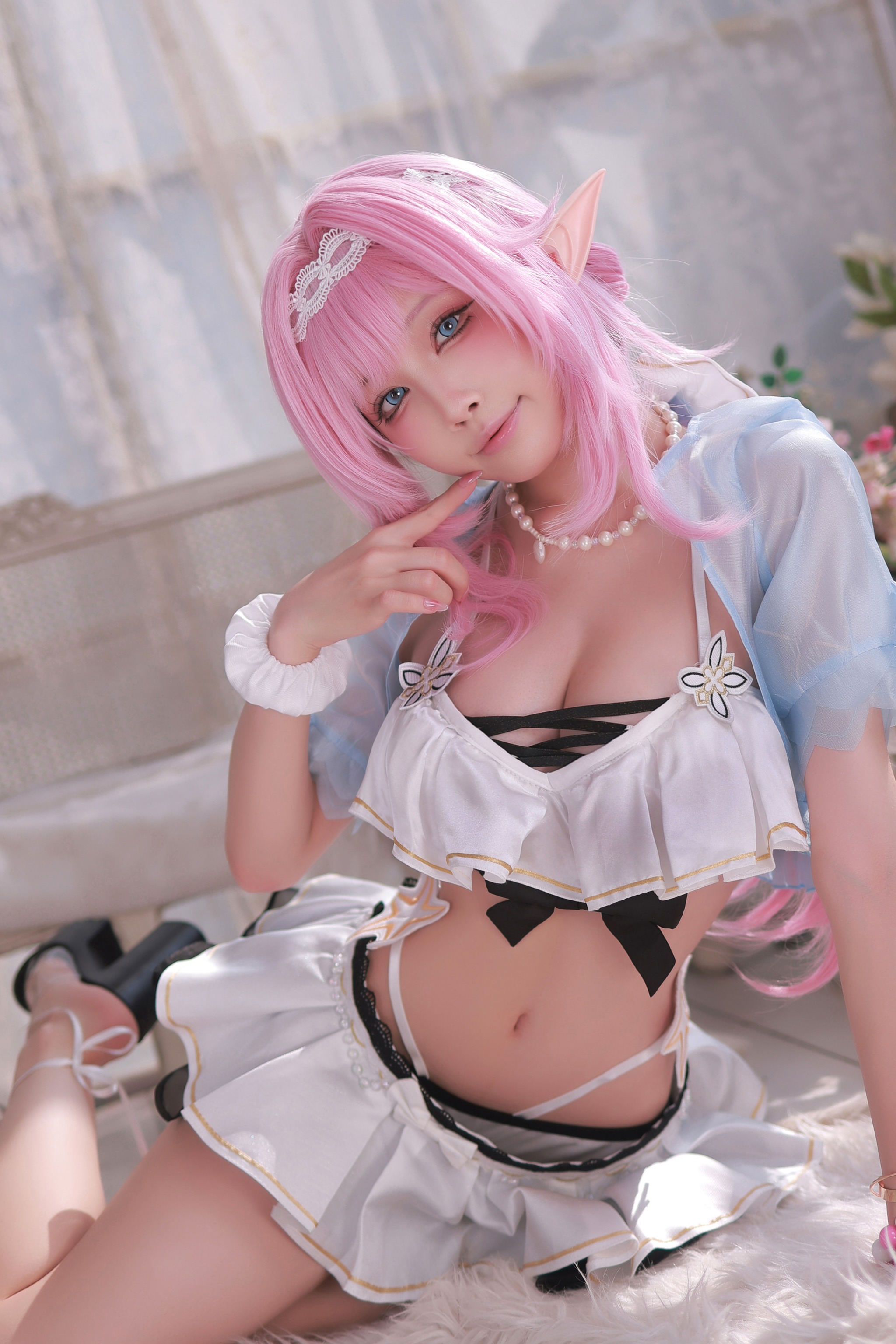 图片[1]-水淼Aqua – NO.255 Patreon 崩坏3 爱莉希雅[52P]-XikXak